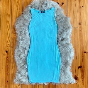 Light teal fitted dress/coverup